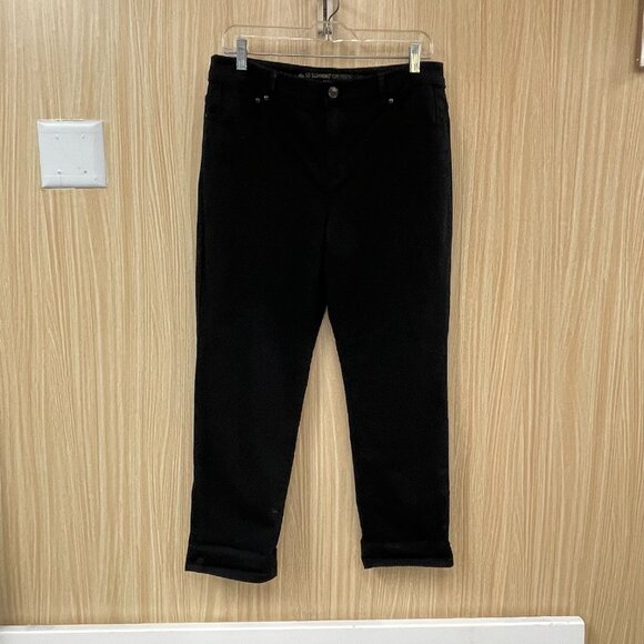 Chico's Black Jeans Size 1 (8) - Picture 1 of 7